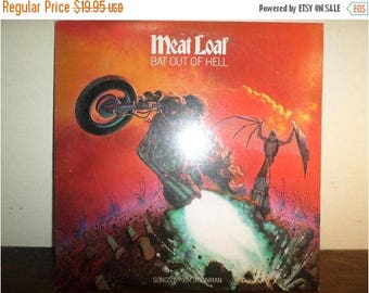 Save 30% Today Vintage 1978 LP Record Meat Loaf Bat Out of Hell Excellent Condition 10513