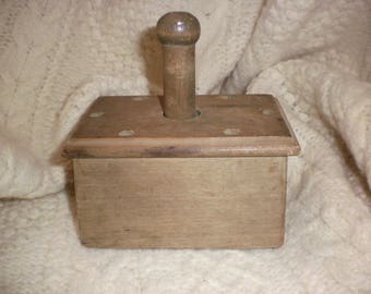 Antique Acorn Butter Mold