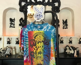 Led Zeppelin shirt vintage t shirt band 70s tee 1989/90 tye dye tshirt Led Zepp Electric Magic concert t-shirt Jimmy Page Robert plant 80s