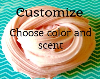 Customize Cream Cheese slime with scent- 8oz slime- soft and spreadable slime- Party Favor, gift- Therapy tool, Stress relief