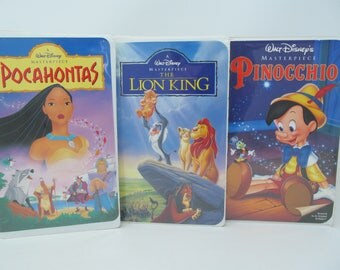 The Lion King VHS Movie Walt Disney Masterpiece Collection by