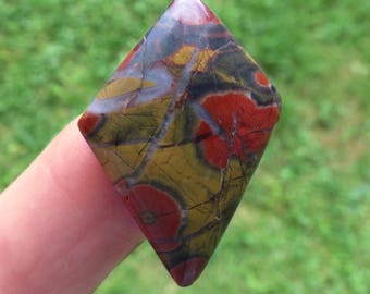 Morgan Hill Poppy Jasper Cabochon