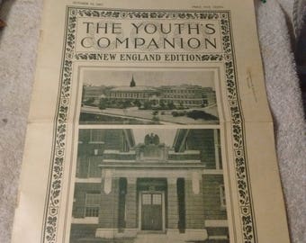 The Youth's Companion New England Edition October 10 1907, April 3 1913, September 22 1910, October 18 1906