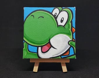 Yoshi painting | Etsy