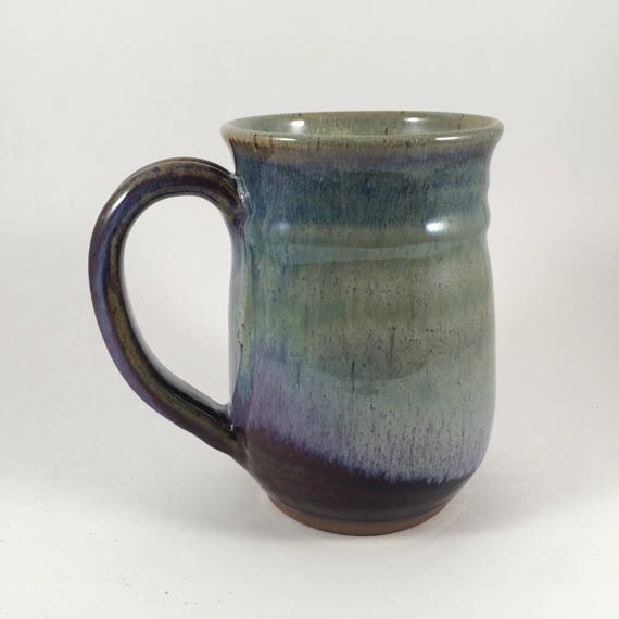 Large Pottery Mug Ceramic Beer Mug Stoneware Tea Mug Unique