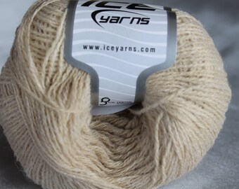 Pincushion, thin, beige wool