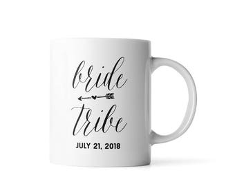Custom Bride Tribe mug | Custom Mug for Bridesmaids | Bridesmaids Mug | Custom Bridal Party Mug | Custom Wedding Mug