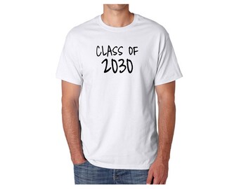 Class of 2030 Shirt // Class of 2030 adult shirt, Class of 2030 t shirt, Screen print, Class of 2030 shirt adult, First day of school