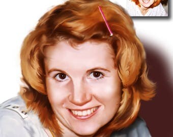 Portrait personnalisé d'après photos