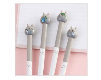 Totoro Pens, Super Cute Gel Style Writing, Stationary, School Supplies