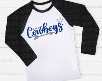 Cowboys SVG, Football SVG, College Football SVG, Cricut Cut Files, Silhouette Cut Files