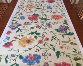 Clarence House handprint wallpaper Decor Chinoise 4 double rolls yellow floral