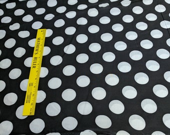 Large Polka Dots Cotton Fabric