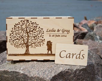 Wedding Card Box,Wedding Gift Card Box,Wedding Box,Wishes Box,Memory Box,Rustic Card Holder,Personalized Rustic Card Box,Gift for the Couple