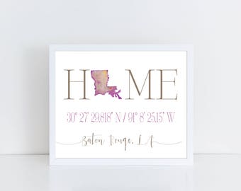 Home coordinates | Etsy