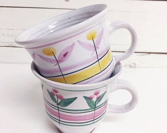 Set of 2 ceramic mugs | duck inside | bird mug | coffee mug | tea mug