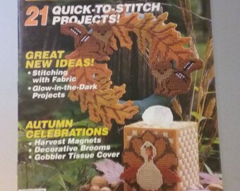 Quick & Easy Plastic Canvas Magazine No. 20 Oct/Nov 1992