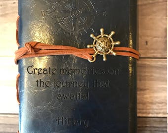 Leather Journal, Personalized Journal, Engraved Journal Notebook Personalized Diary, Genuine Leather Valentine Git, Mother of the groom Gift