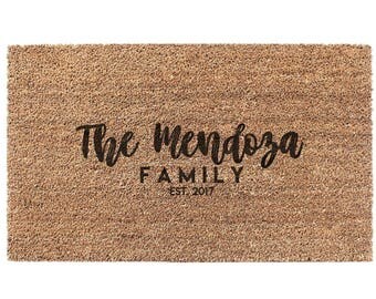 Custom Door mat Doormat Welcome Mat Personalize Door Mat Customized Doormat Housewarming Gift
