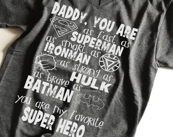 Download Daddy superhero | Etsy