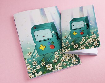 BMO / Adventure Time / BMO Notebook / Adventure Time Notebook / Kids Notebook / Adventure Time art / Adventure Time print / Fan art.