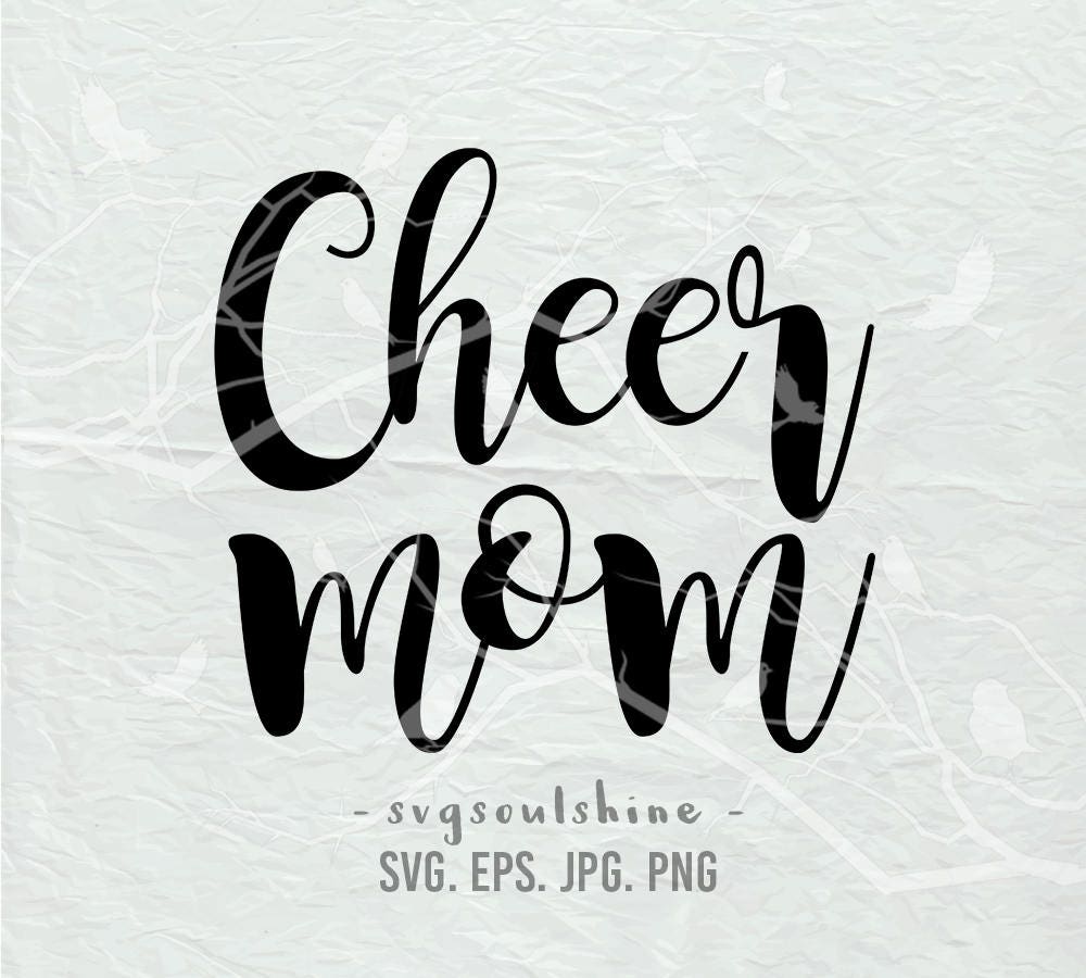 Download Cheer Mom SVG File sports mom Svg Silhouette Cut File Cricut