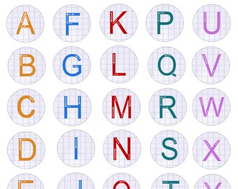 Pack "Color" ALPHABET magnets