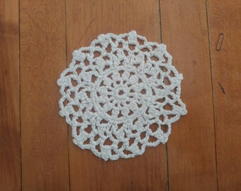Little Sun Doily, Doily, Small Doily, White Doily, Crochet Doily