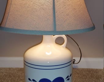Country jug lamp Home, country, barn, kitchen, heart