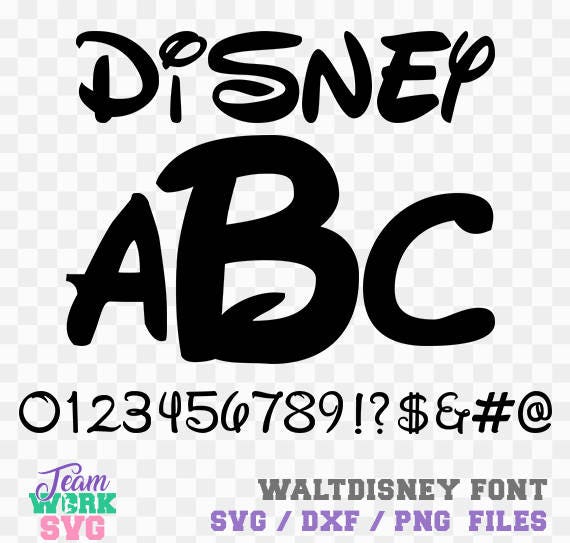Free 114 Disney Numbers Svg SVG PNG EPS DXF File
