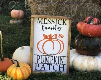 Pumpkin patch sign | Etsy