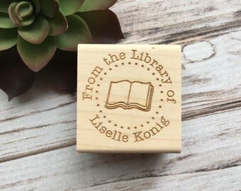 Teacher Stamp, This Book Belongs To, From the Library Of , Back to School