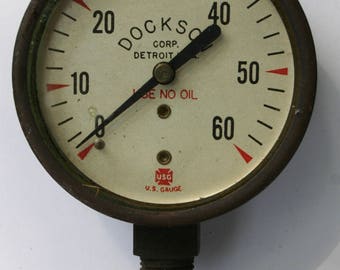 Industrial Gauge-Vintage Steampunk -Sculpture Supplies-Perfect for all your Assemblage and robot fixin' needs, Outsider art,recycle,upcycle