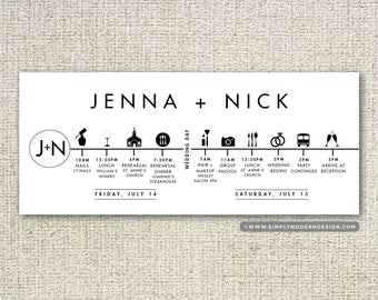 wedding timeline