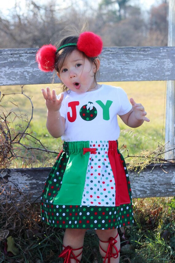 Toddler Christmas Outfit Holiday Dress Custom Holiday