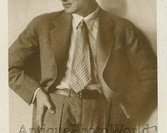 Hans+Stuwe+German+actor+antique+hand+signed+autographed+photo+postcard