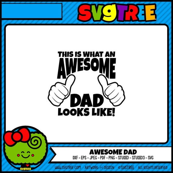 Download Father's Day SVG Awesome Dad Awesome SVG Daddy svg Best