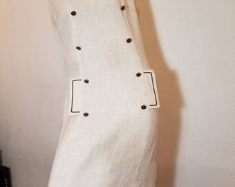 FREE SHIPPING 1950 Woven Cotton Dress