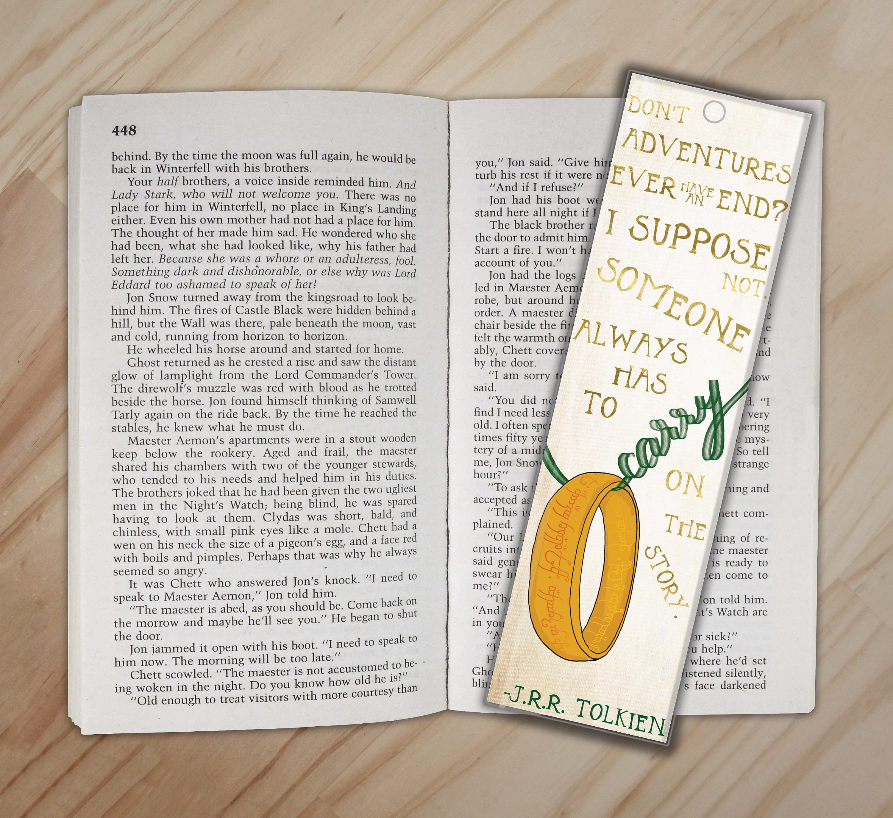 Lord of the Rings Bookmark J.R.R. Tolkien Flat Bookmark