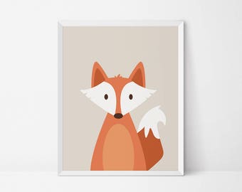 Fox Wall Art fox animal wall art fox poster woodland fox woodland poster Fox Wall Art fox animal wall art fox poster woodland fox woodland poster