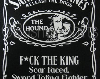 The Hound T Shirt Top Mens & Ladies Sandor Clegane Game Of Thrones Inspired