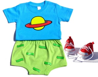 Chuckie Finster Rugrats Baby Shirt Set