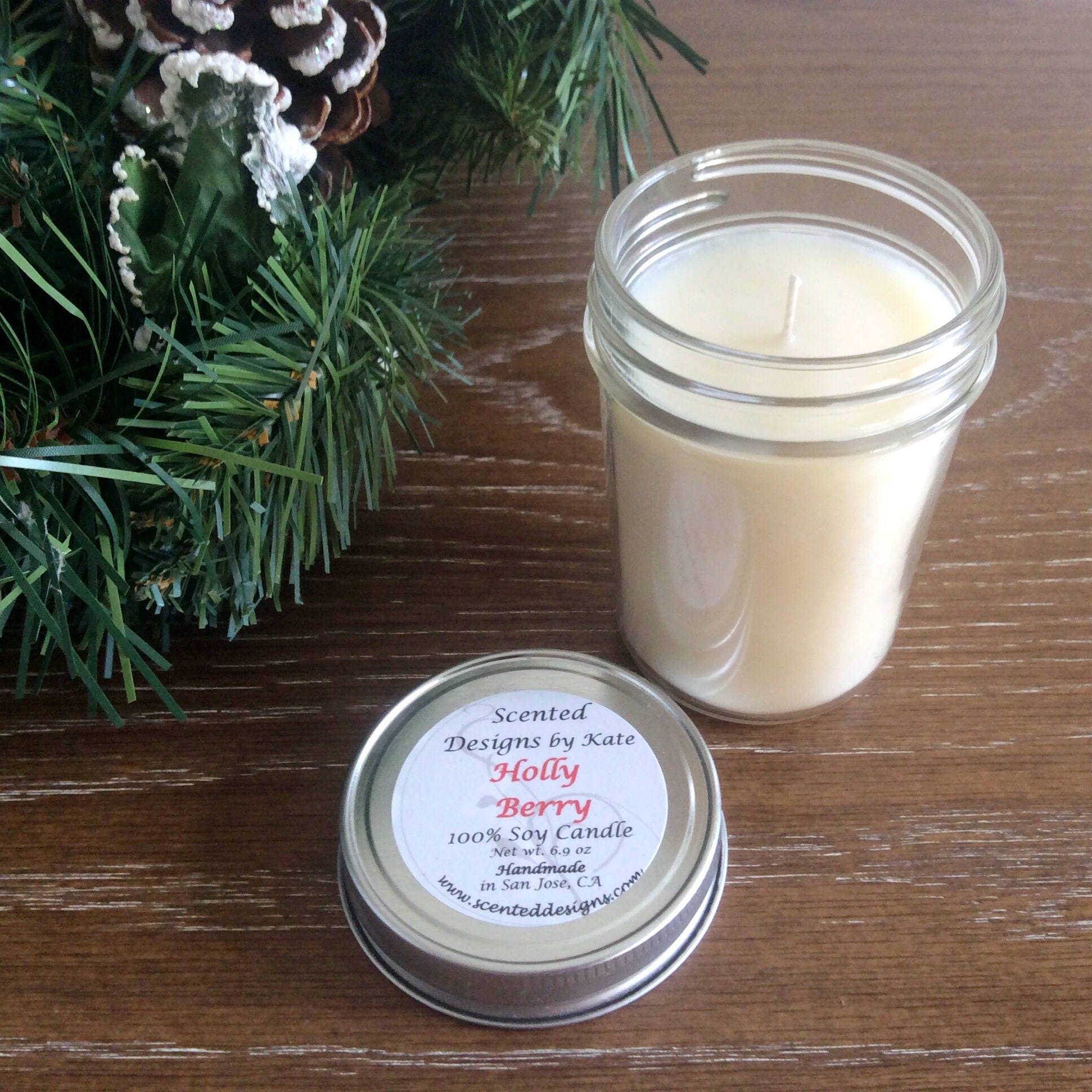 Soy Candle Mason Jar Soy Wax Handmade Scented Candle