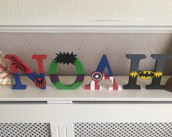 Superhero letters