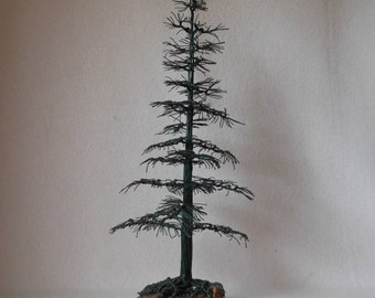 Wire Tree Sculpture,Tree of Life,Wire Art,Metal Tree,Wire Trees,Wire Sculpture,Metal Sculpture,Pine Trees,Bonsai Trees,US Artist,