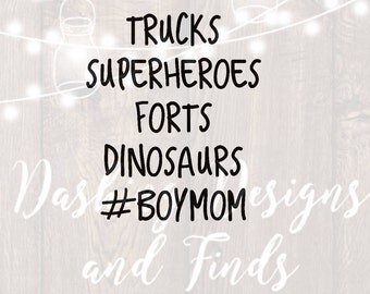 DIGITAL DOWNLOAD svg png mom life mom shirt boy mom trucks superheroes forts dinosaurs iron on silhouette cricut boy girl print