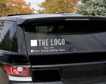 Fashion Consultant Vinyl Car Decal-HO approved font-*Permanent and weatherproof* 7"x 3" through 22" x 10", you choose FULL customization