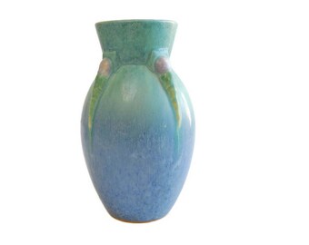 Roseville Topeo Vase 656 6 Vintage Arts Crafts American Art Pottery Ombre Collectibles Roseville Topeo Vase 656 6 Vintage Arts Crafts American Art Pottery Ombre Collectibles