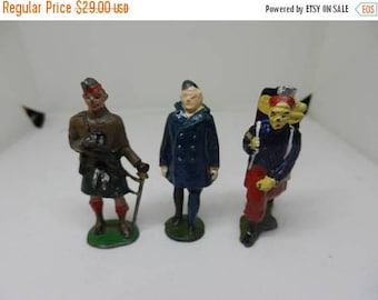 Summer Sale 3 Vintage Britians LTD German Toy Soldiers