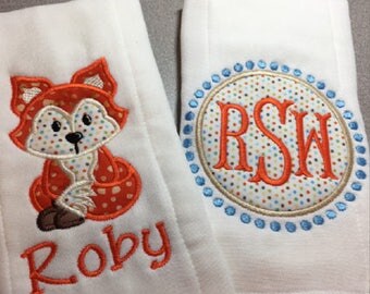 Baby Burp Cloths, Personalized Burp Cloth, Baby Burp Cloth, Burp Cloth Set, Baby Girl Burp Cloth, Baby Boy Burp Cloth